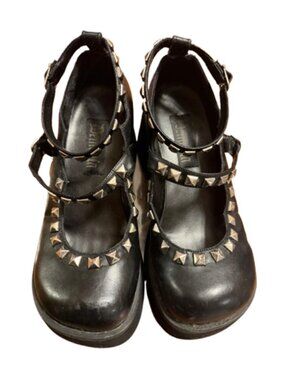 Vintage Y2K Studded Mary Jane Platforms